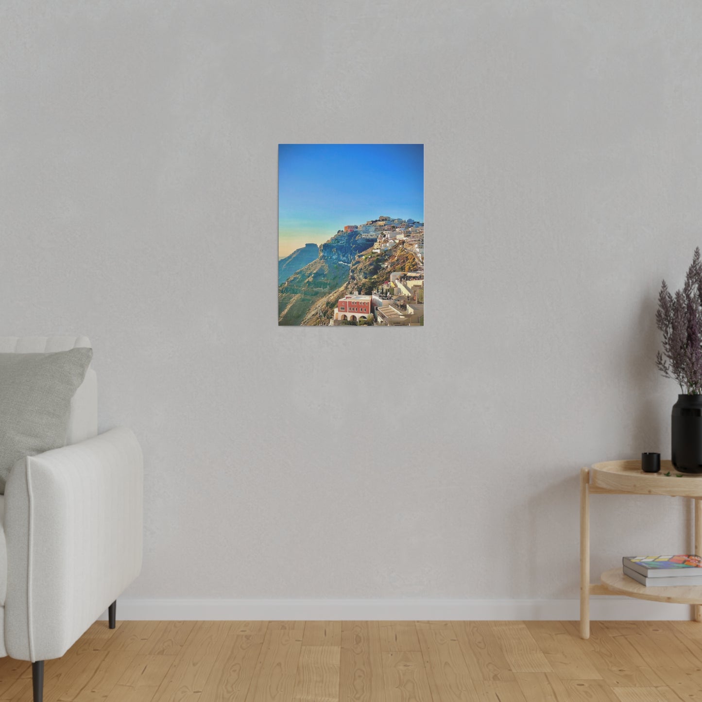 "Santorini" (Matte Canvas • Stretched • 0.75")