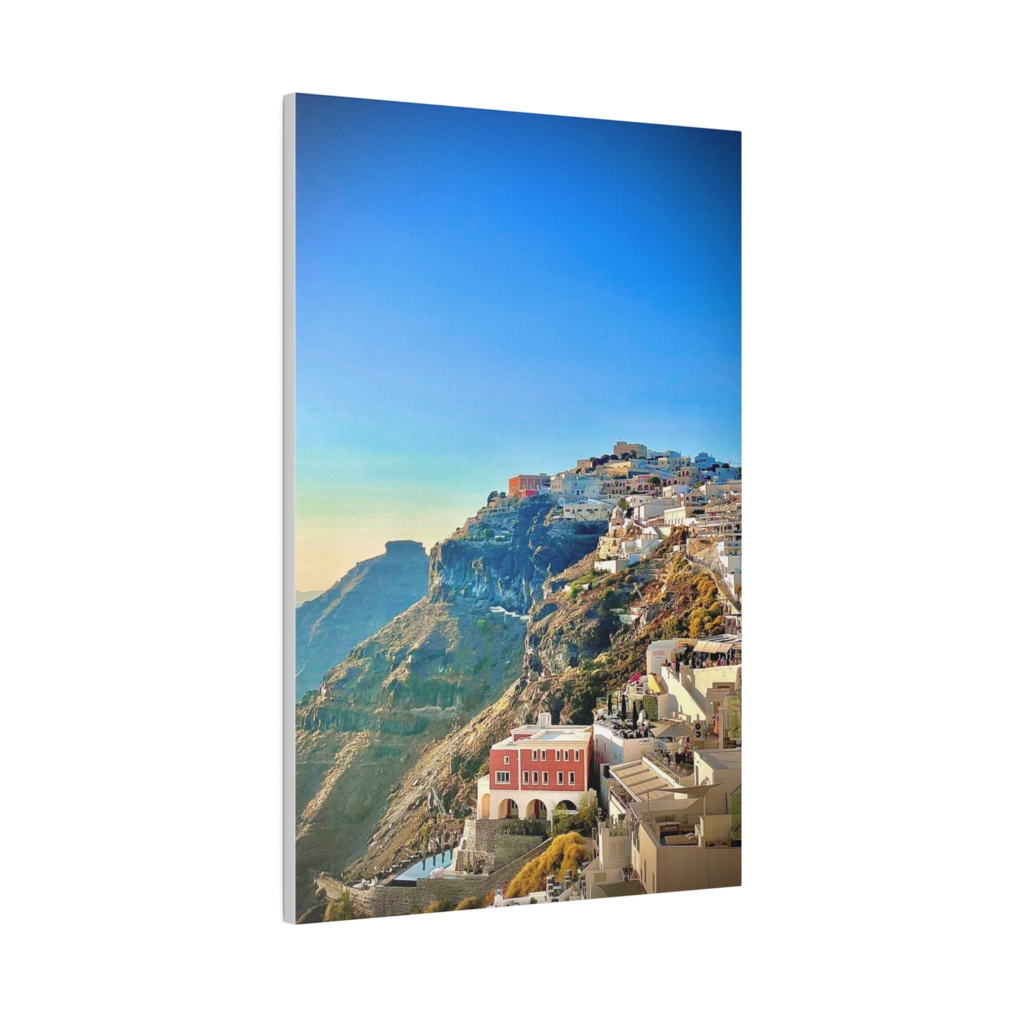 "Santorini" (Matte Canvas • Stretched • 0.75")