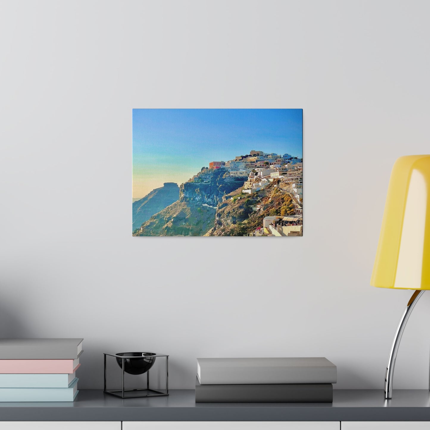 "Santorini" (Matte Canvas • Stretched • 0.75")
