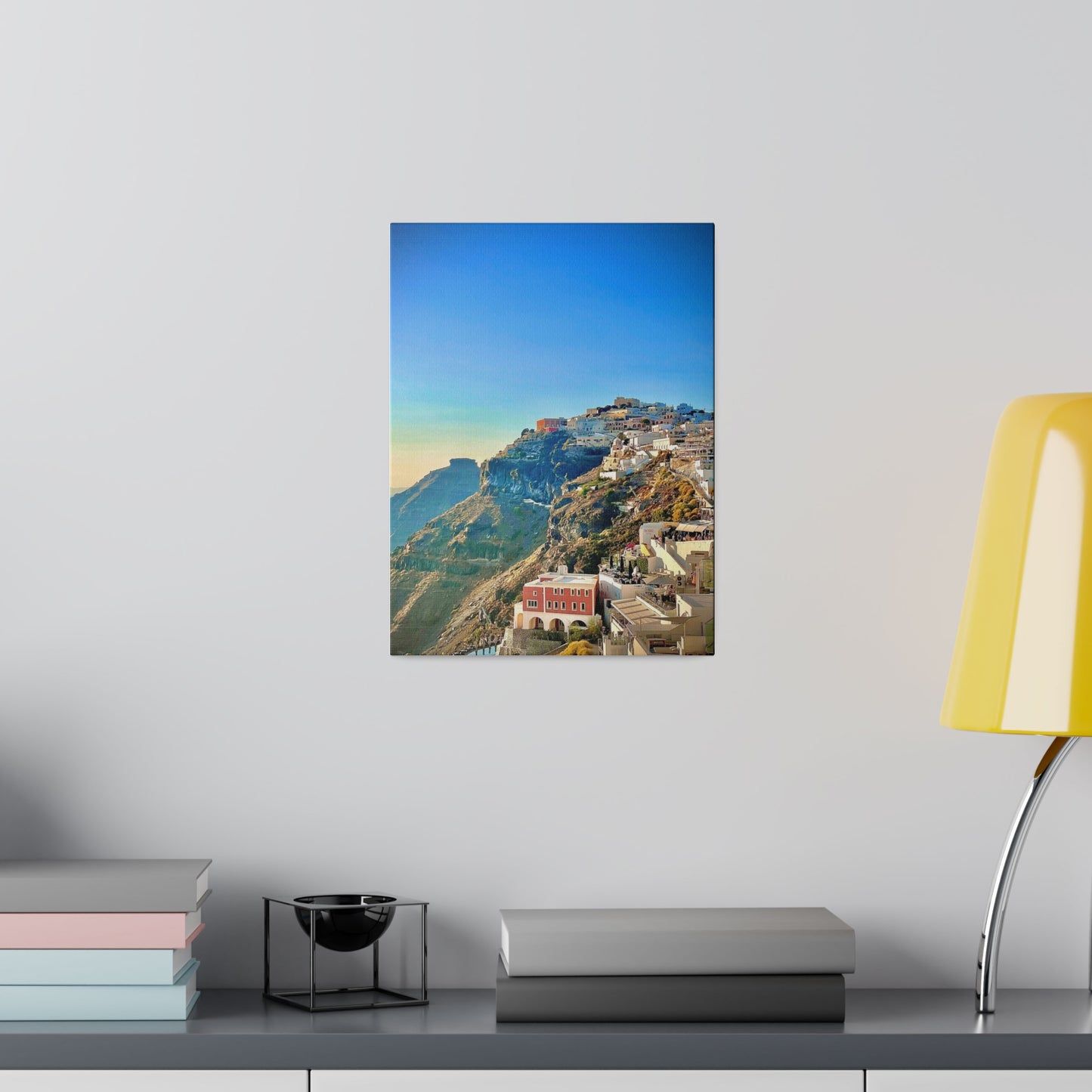 "Santorini" (Matte Canvas • Stretched • 0.75")