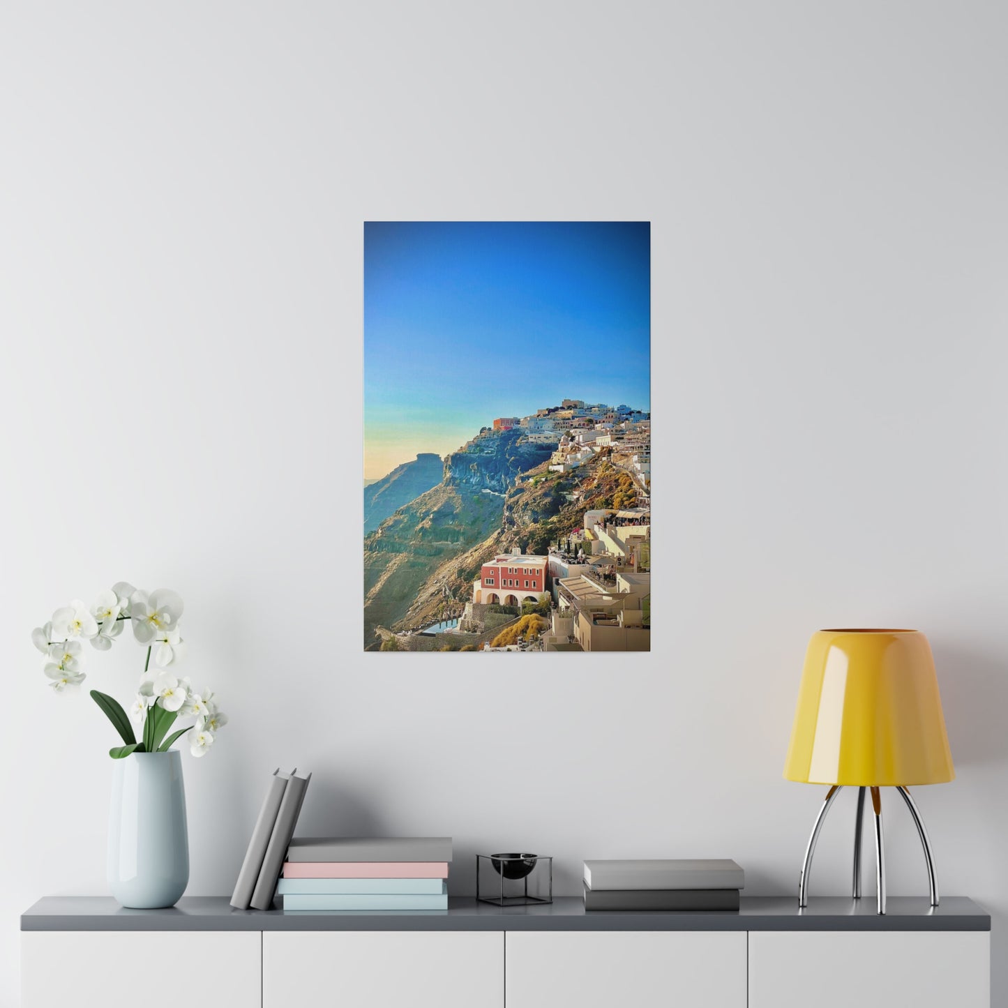 "Santorini" (Matte Canvas • Stretched • 0.75")