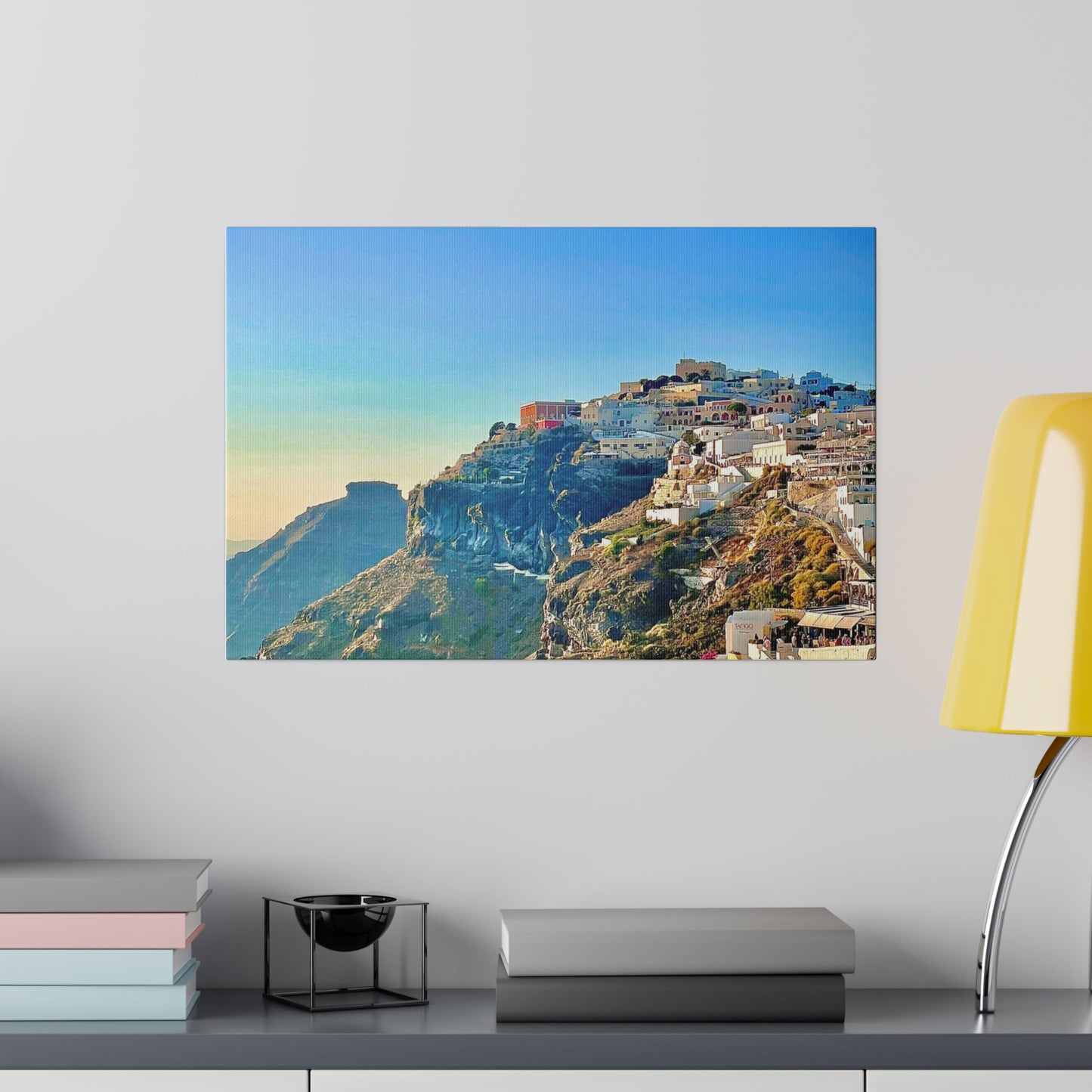 "Santorini" (Matte Canvas • Stretched • 0.75")