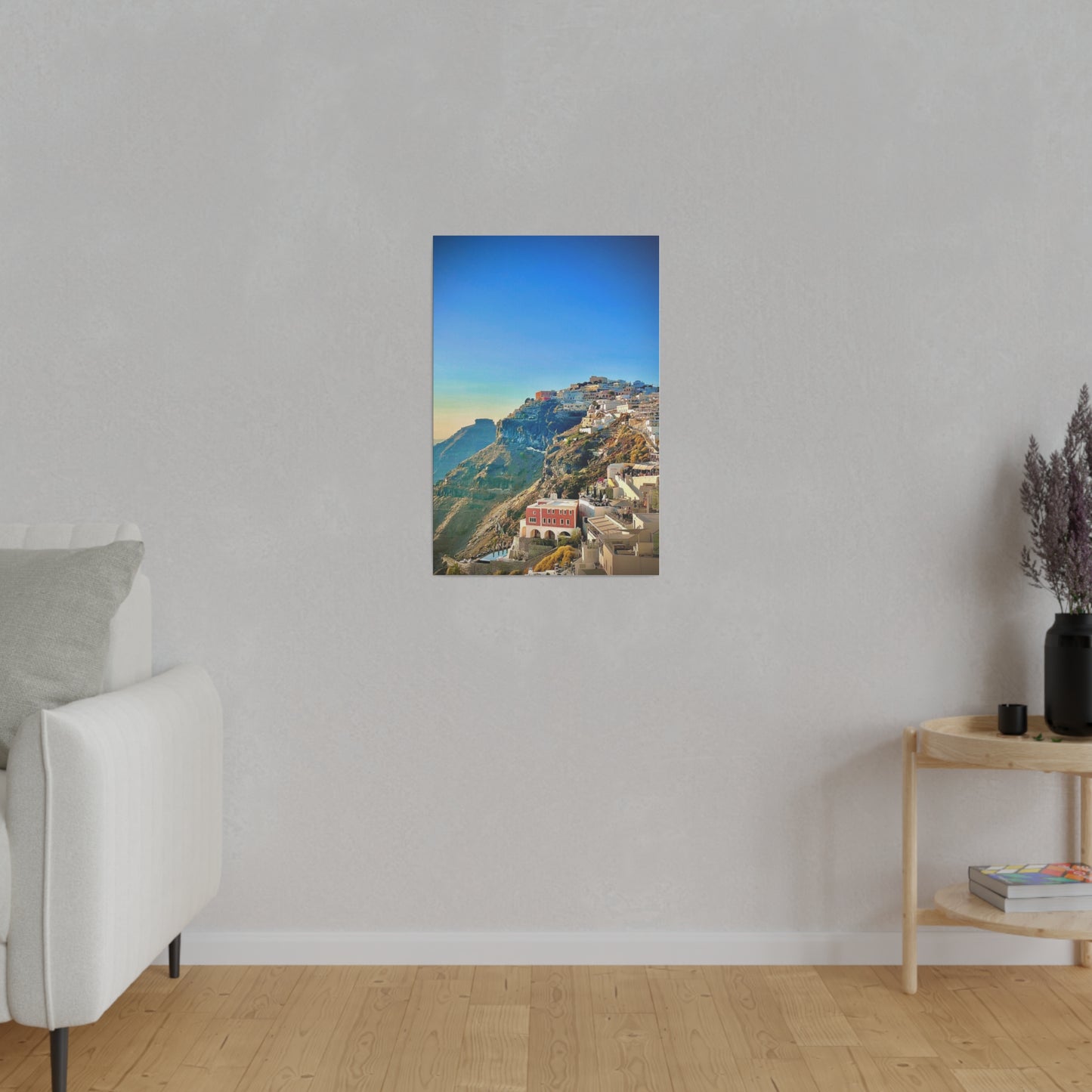 "Santorini" (Matte Canvas • Stretched • 0.75")