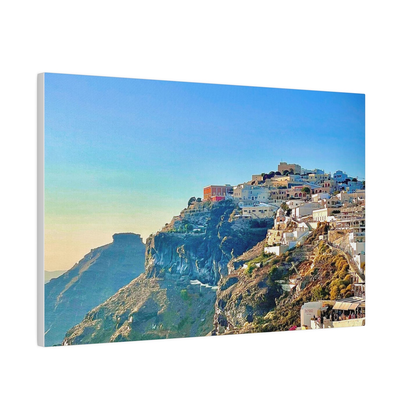 "Santorini" (Matte Canvas • Stretched • 0.75")