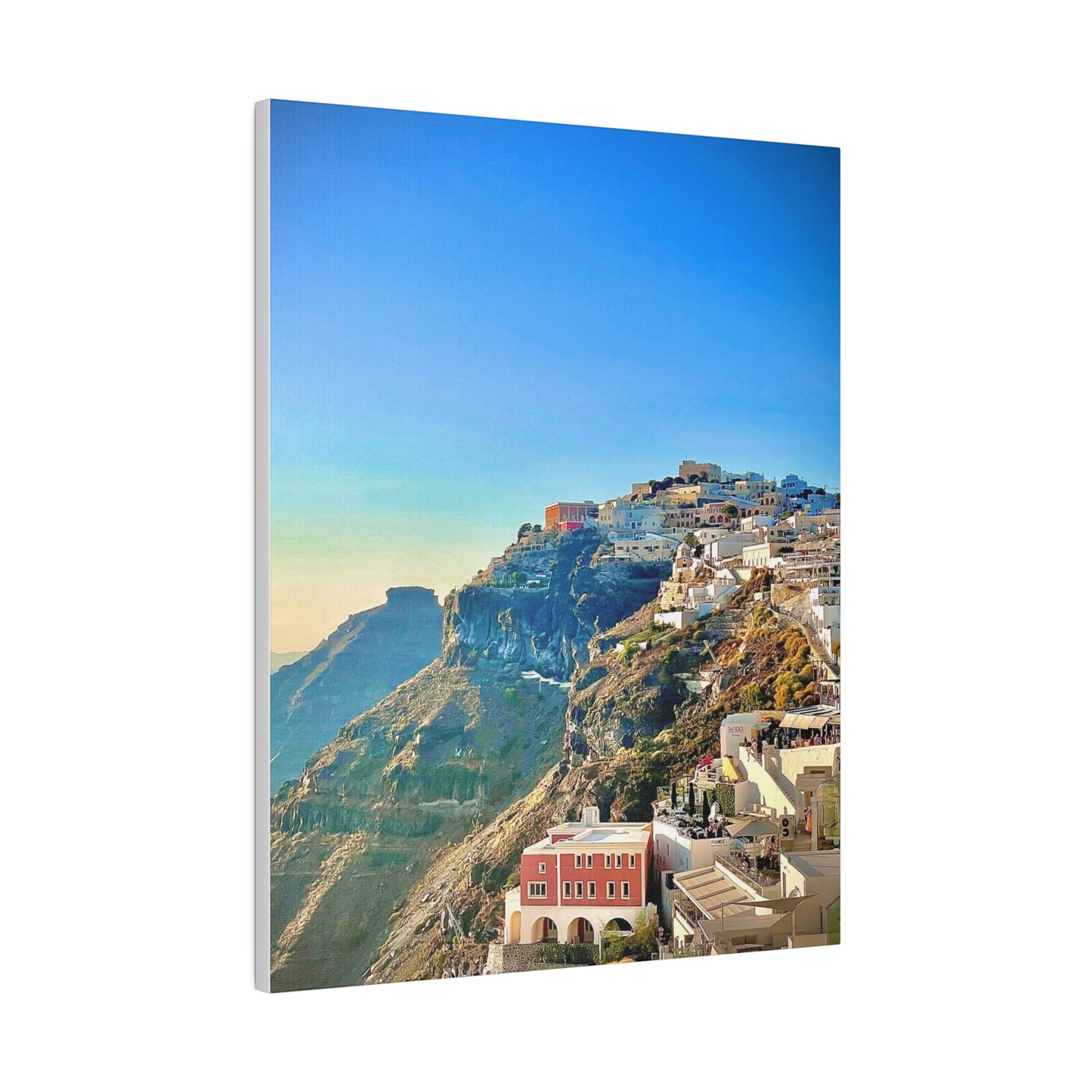 "Santorini" (Matte Canvas • Stretched • 0.75")