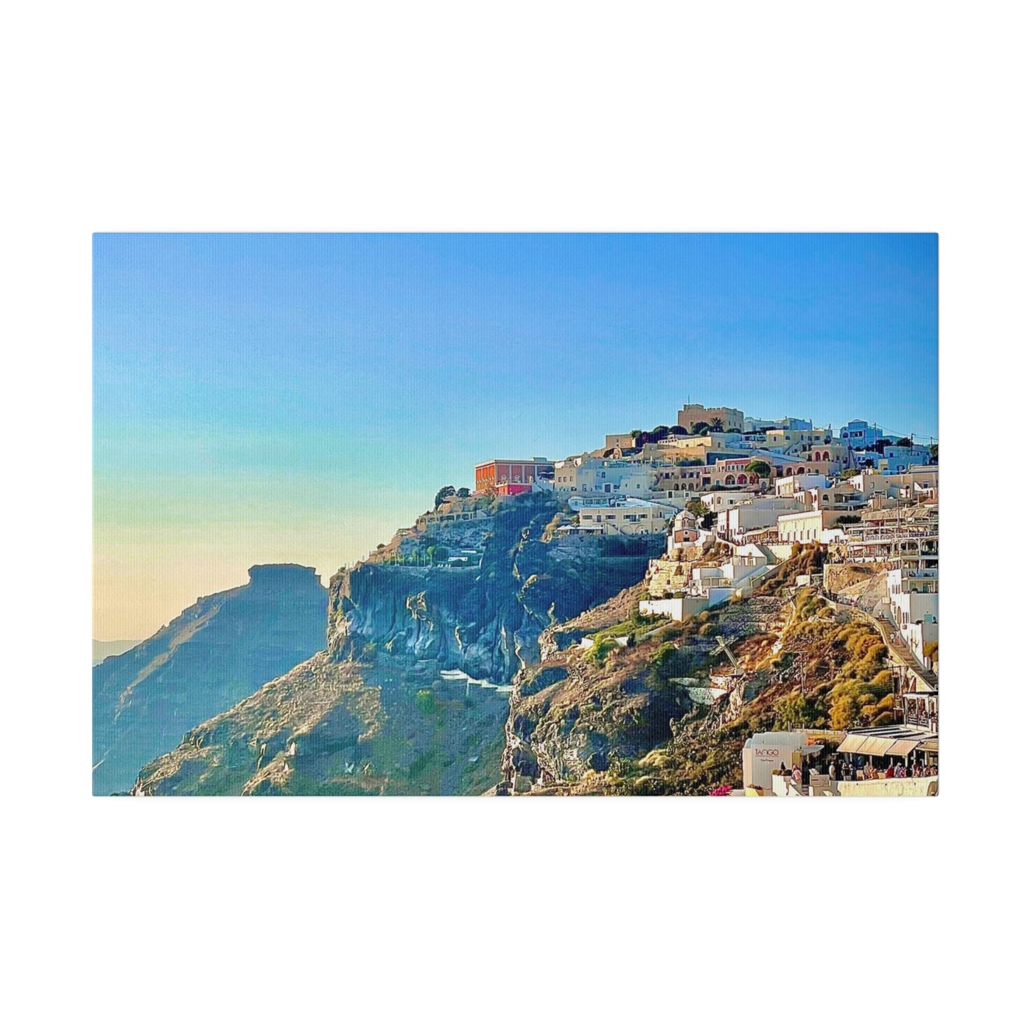 "Santorini" (Matte Canvas • Stretched • 0.75")