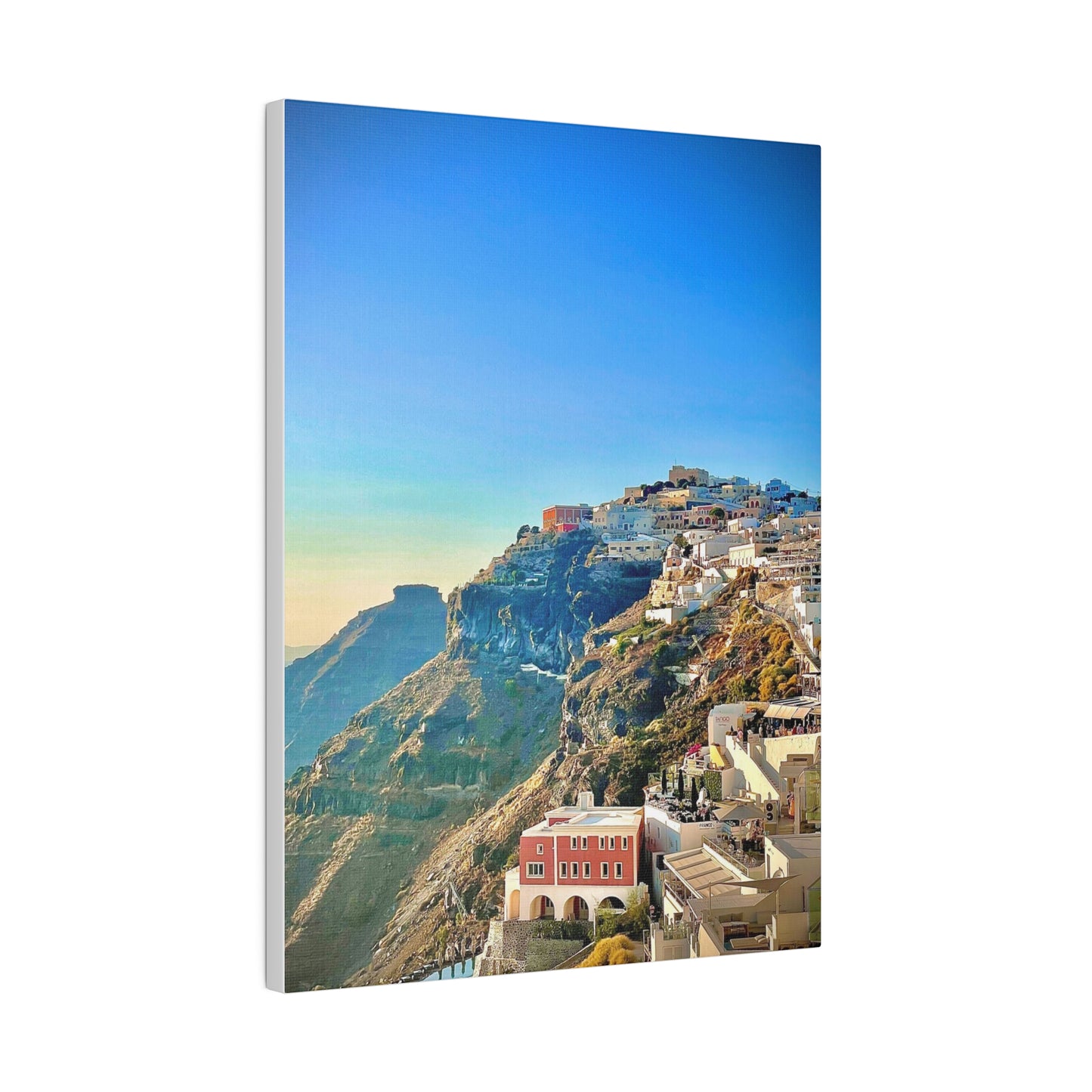 "Santorini" (Matte Canvas • Stretched • 0.75")