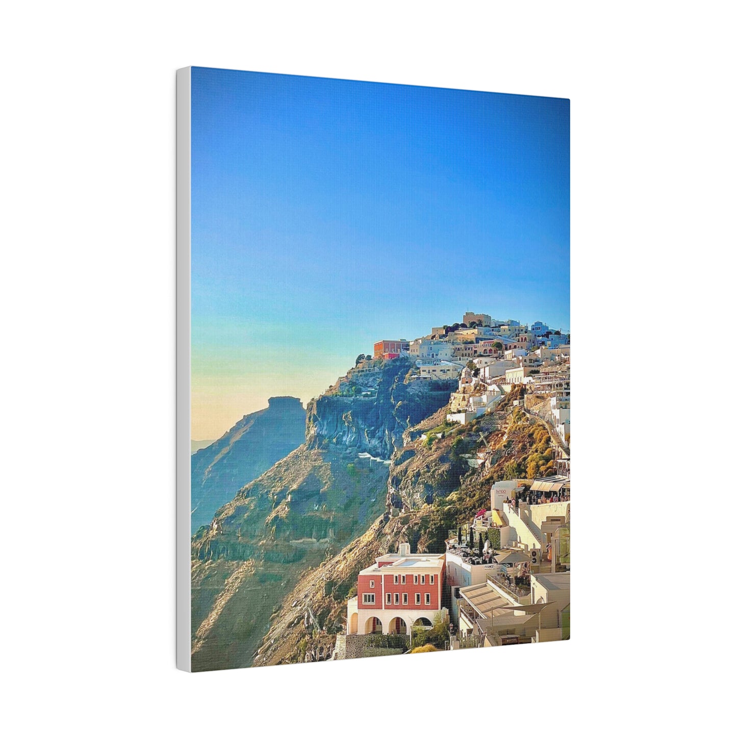 "Santorini" (Matte Canvas • Stretched • 0.75")