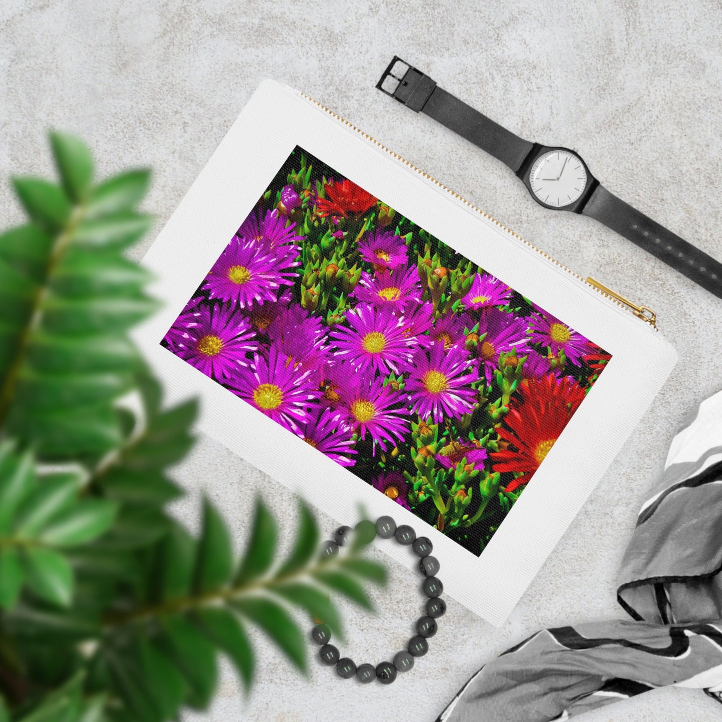"Gardenia" (Cosmetic Bag)