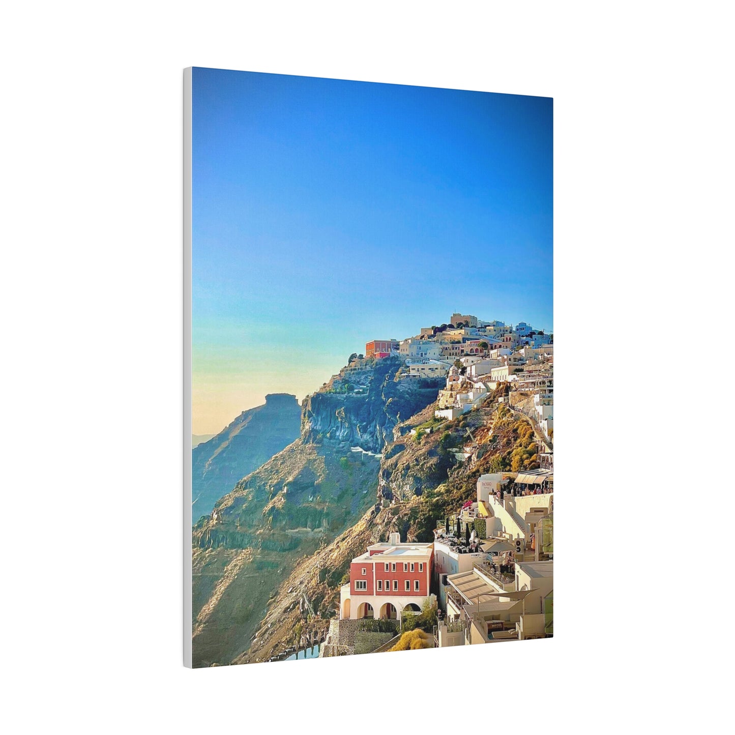 "Santorini" (Matte Canvas • Stretched • 0.75")