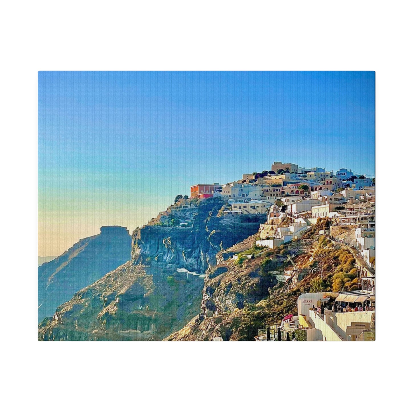 "Santorini" (Matte Canvas • Stretched • 0.75")