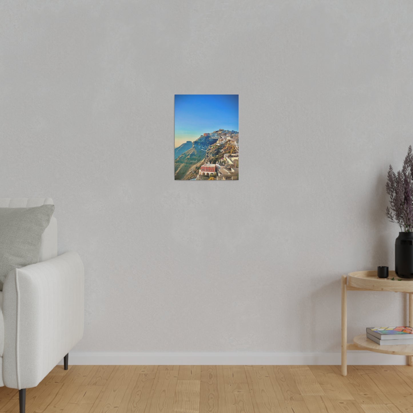 "Santorini" (Matte Canvas • Stretched • 0.75")