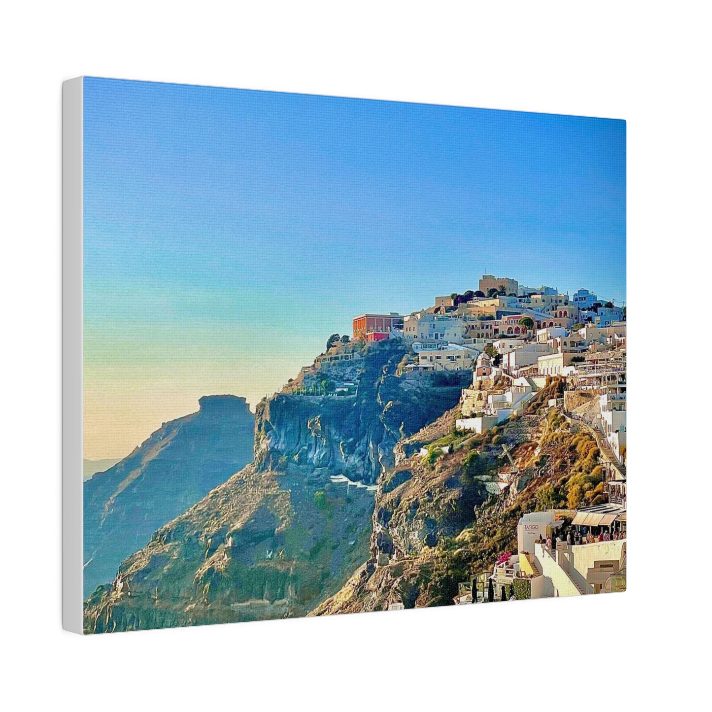 "Santorini" (Matte Canvas • Stretched • 0.75")