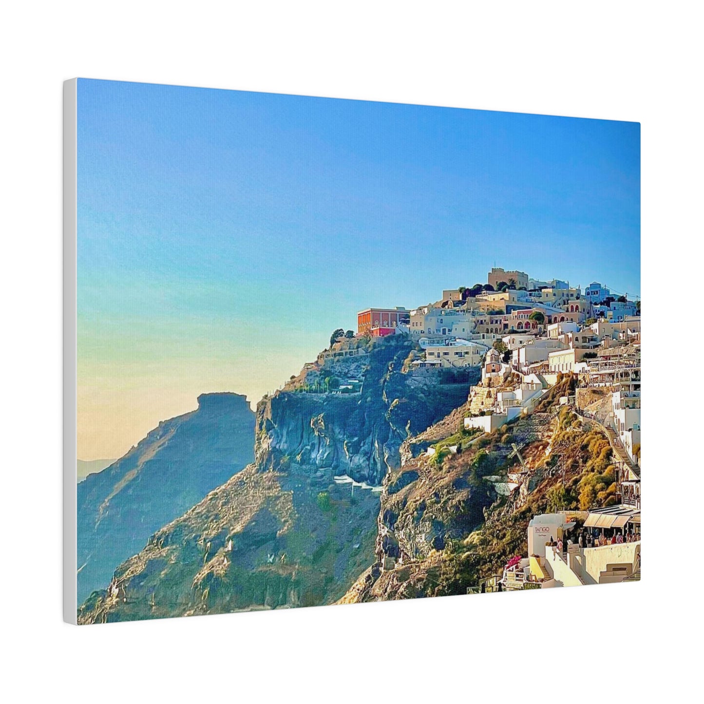 "Santorini" (Matte Canvas • Stretched • 0.75")