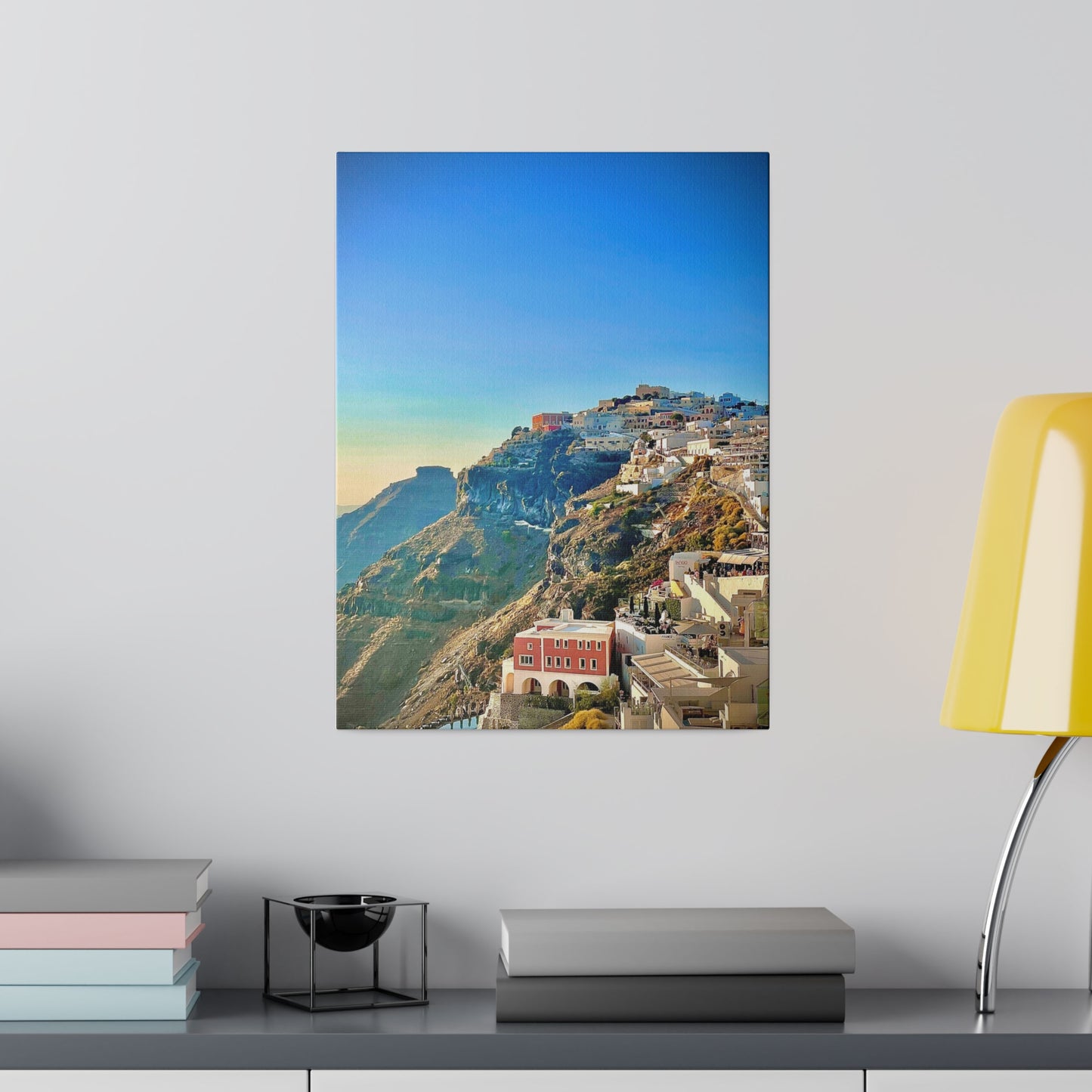 "Santorini" (Matte Canvas • Stretched • 0.75")