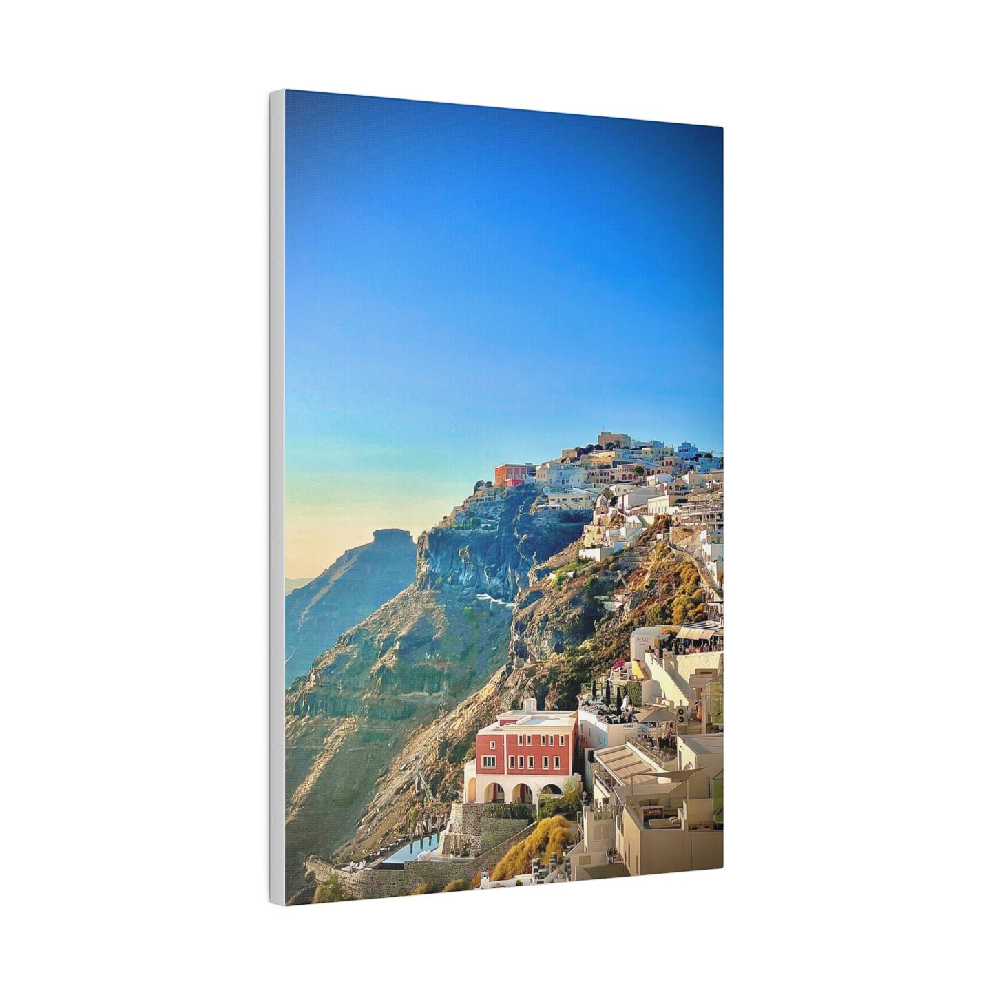 "Santorini" (Matte Canvas • Stretched • 0.75")