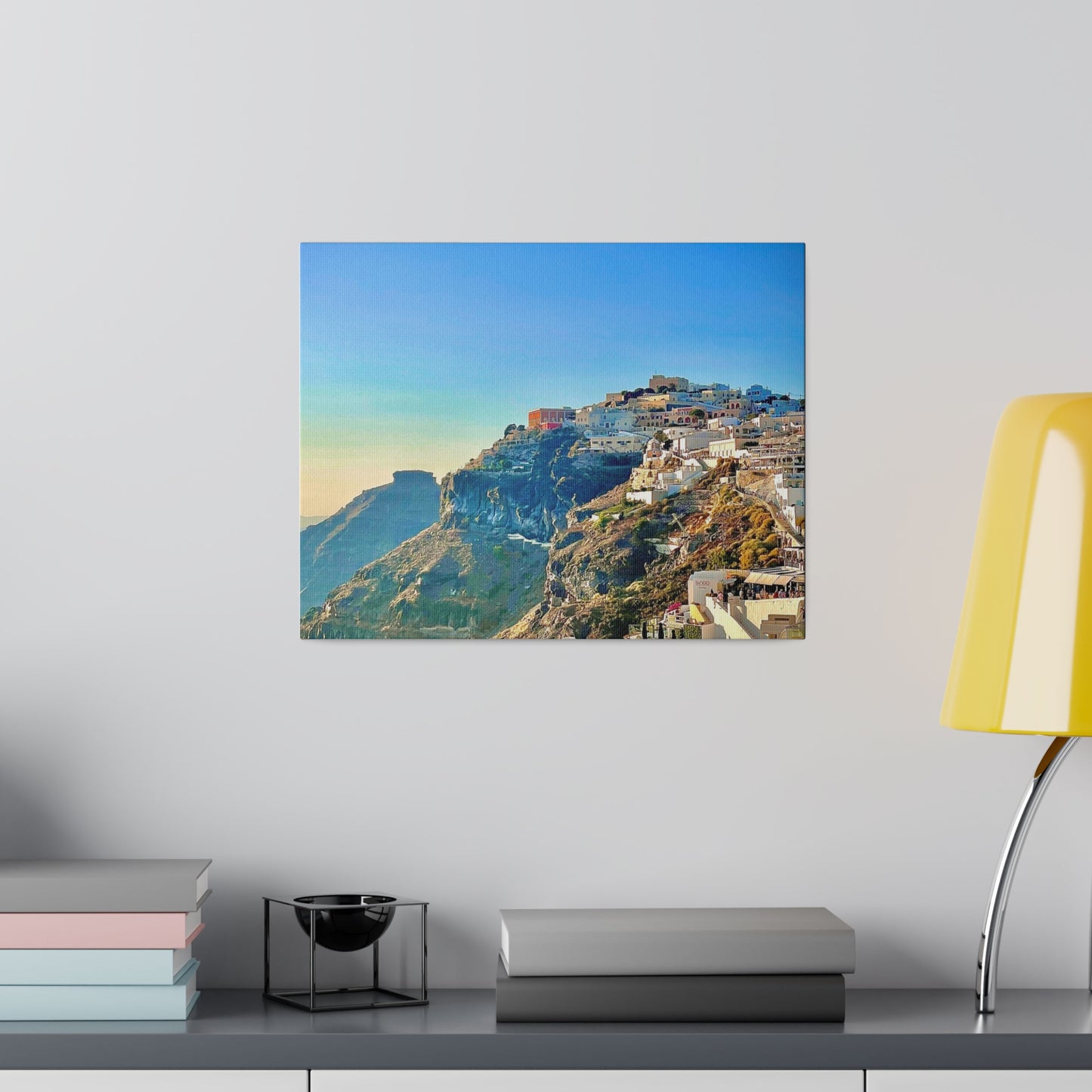 "Santorini" (Matte Canvas • Stretched • 0.75")