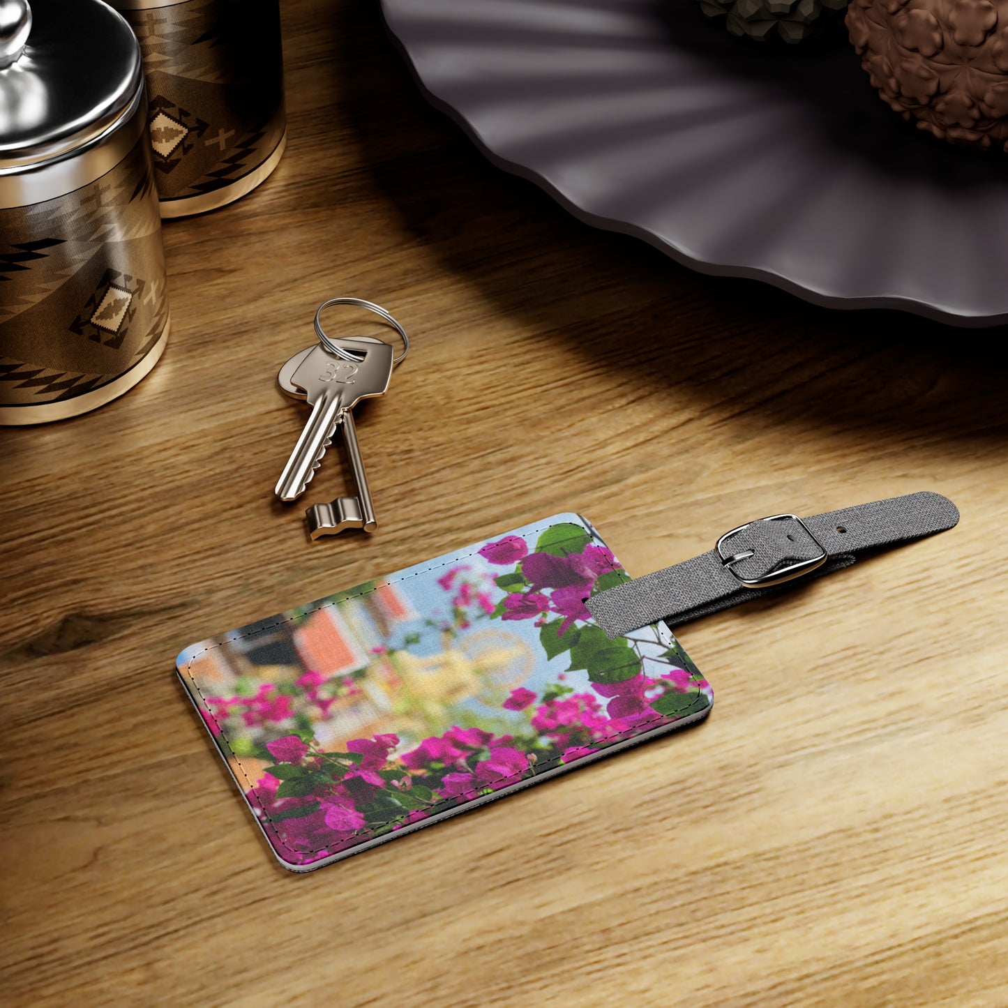 Big Buddha of Koh Samui (Saffiano Polyester Luggage Tag)