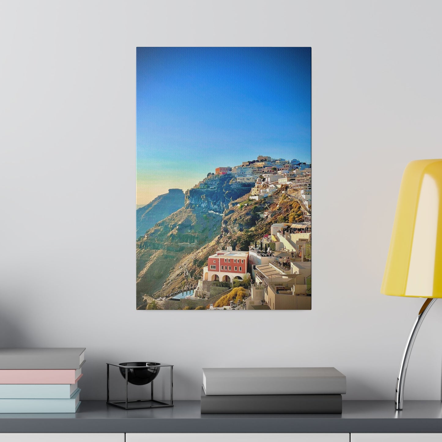 "Santorini" (Matte Canvas • Stretched • 0.75")