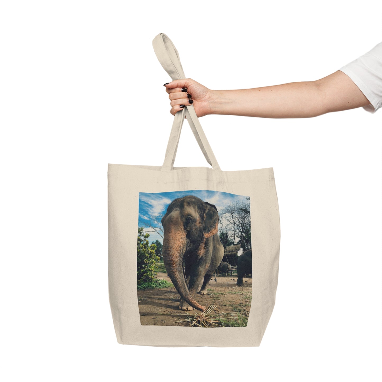Canvas Shopping Tote