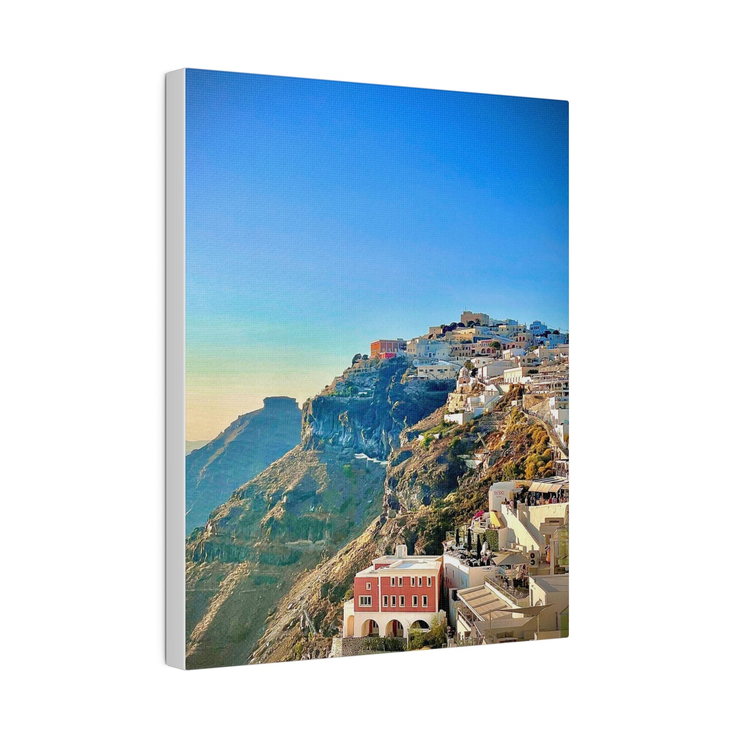 "Santorini" (Matte Canvas • Stretched • 0.75")