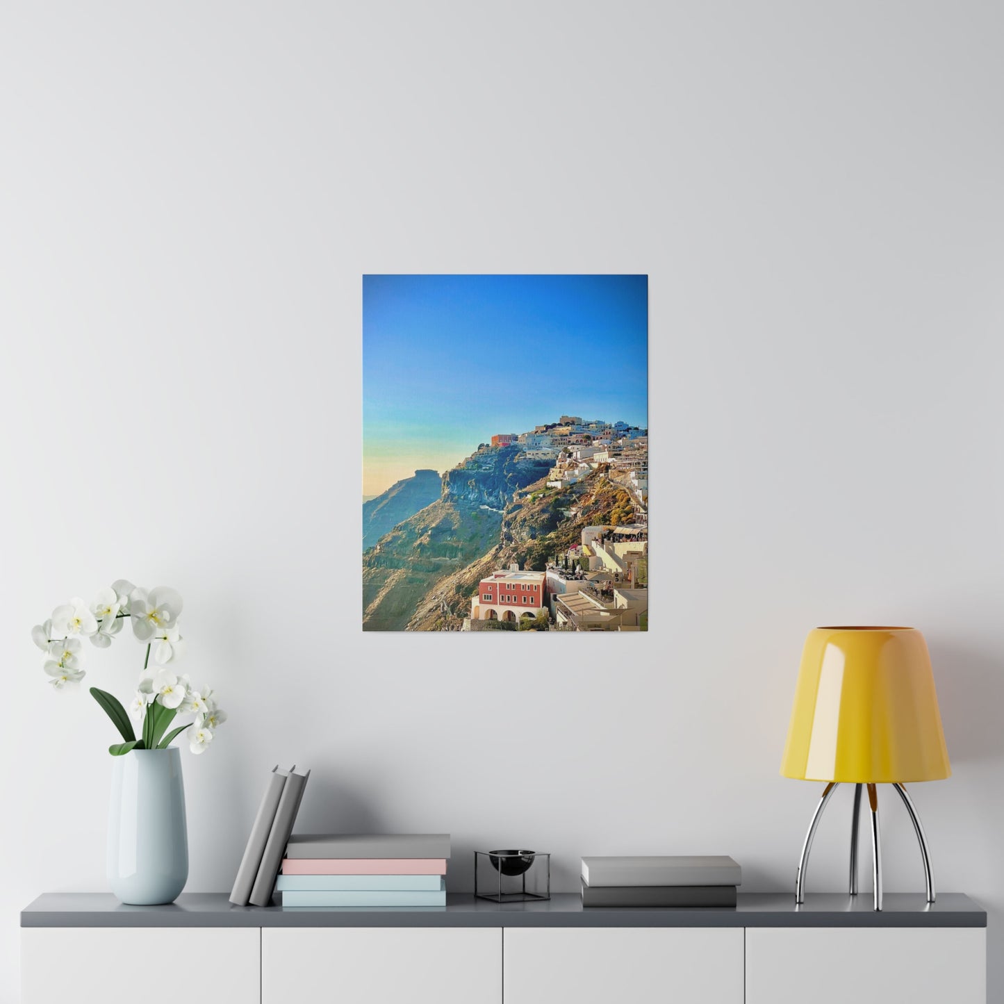 "Santorini" (Matte Canvas • Stretched • 0.75")
