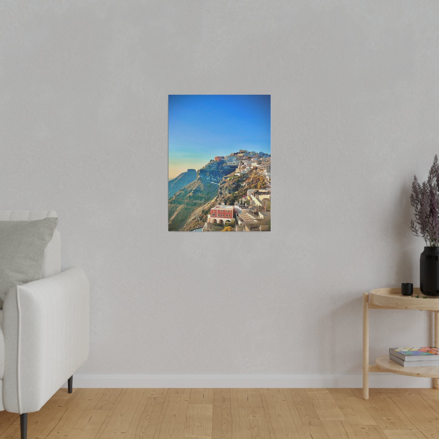 "Santorini" (Matte Canvas • Stretched • 0.75")
