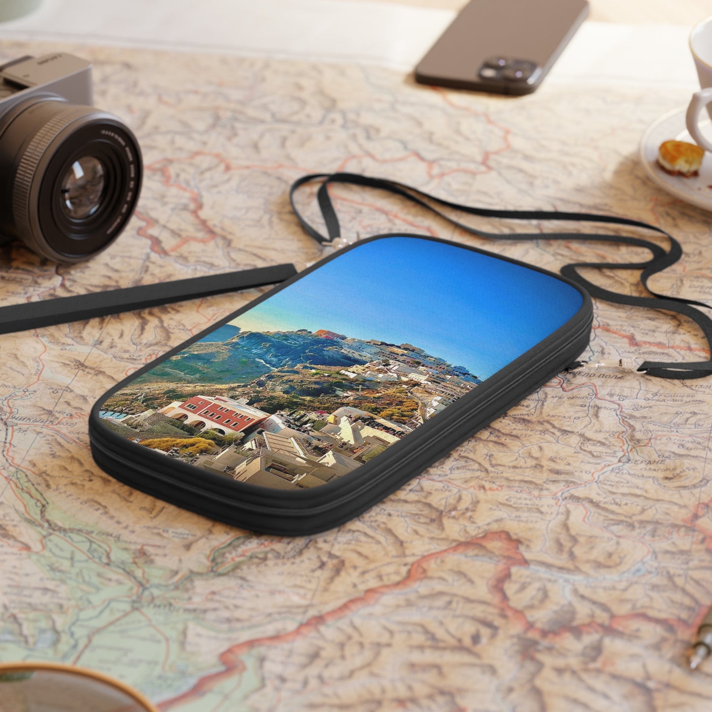 "Santorini" Passport Wallet