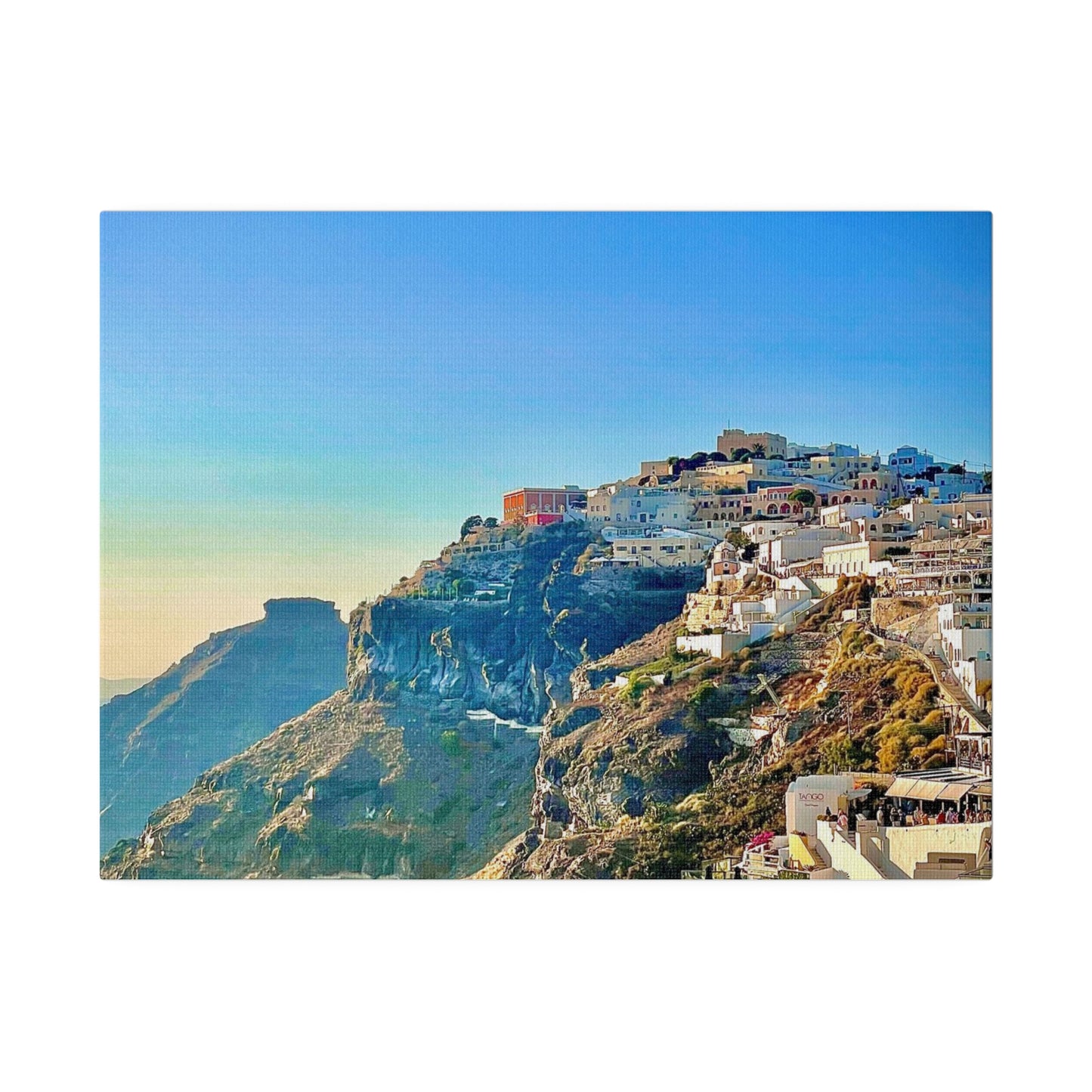 "Santorini" (Matte Canvas • Stretched • 0.75")