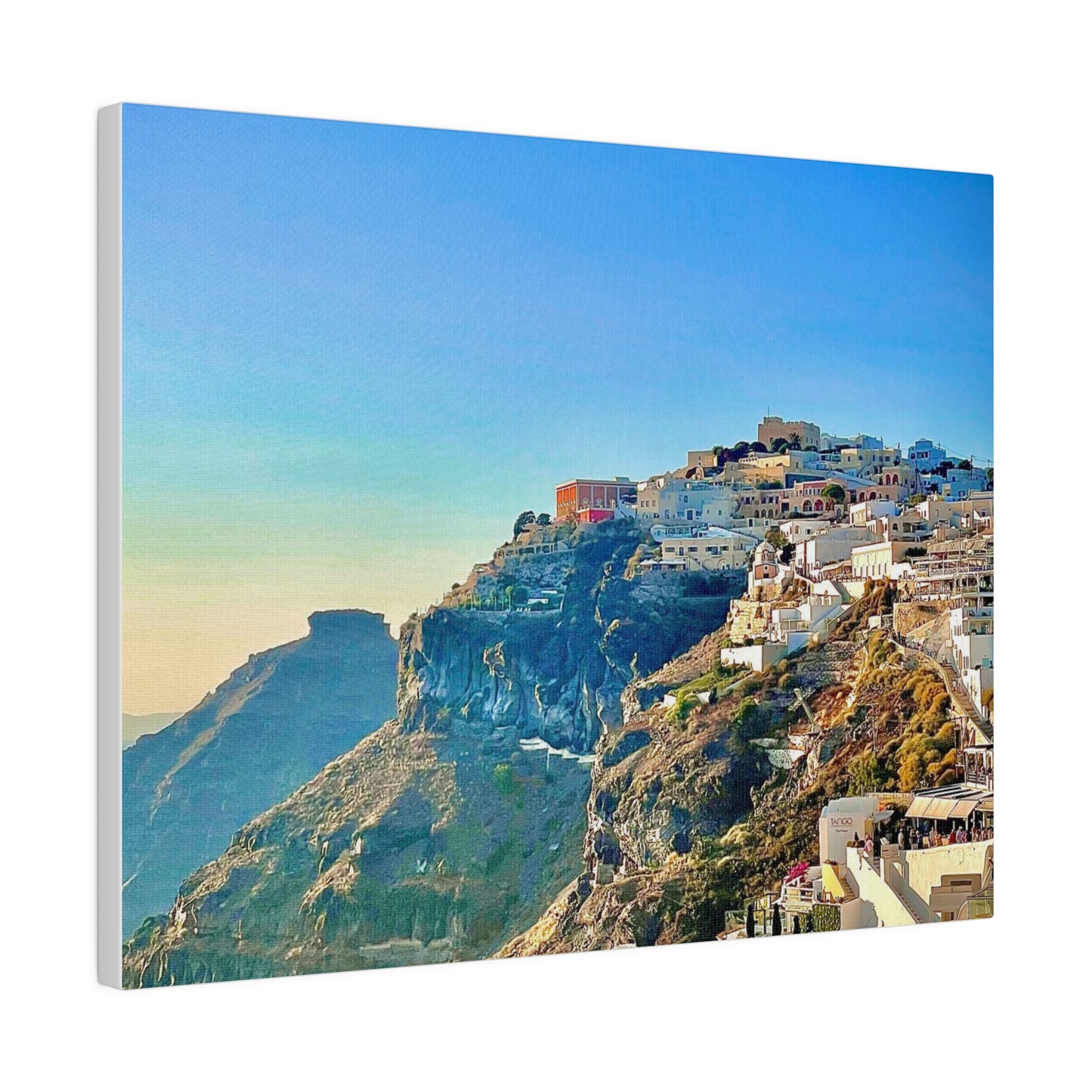 "Santorini" (Matte Canvas • Stretched • 0.75")