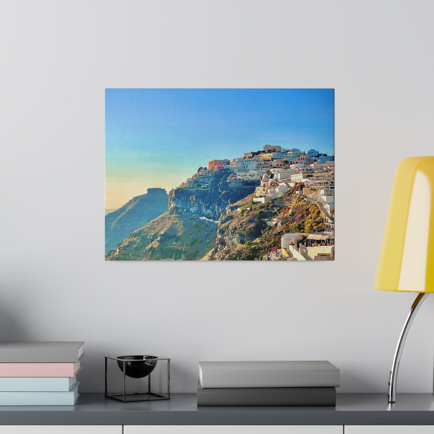 "Santorini" (Matte Canvas • Stretched • 0.75")